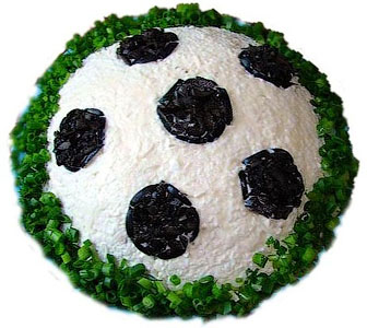 Салат футбольный мяч