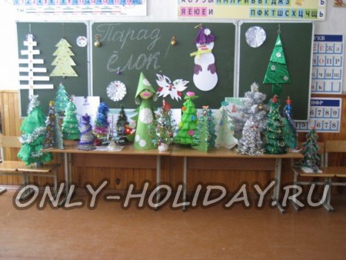 Сценарий новогоднего мероприятия для учеников начальной школы «Парад новогодних елок»